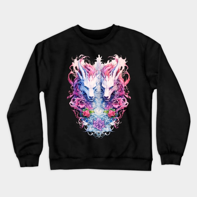 Ornament Creature Crewneck Sweatshirt by FehuMarcinArt